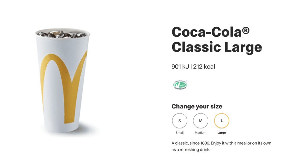 How Many Ounces in a Mcdonald'S Large Drink