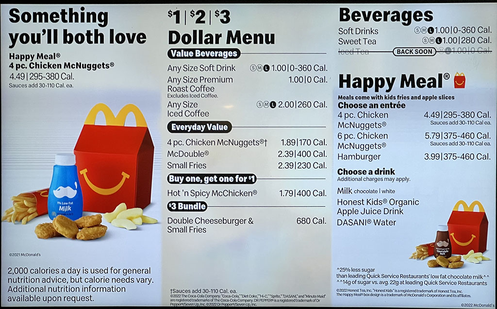 How Much Does a Happy Meal Cost at Mcdonald'S