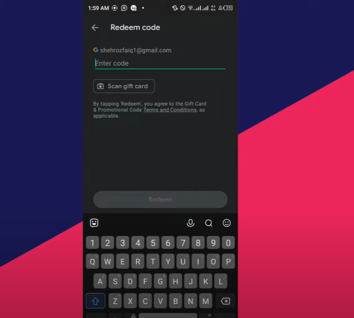 How to Redeem Your Google Play Code