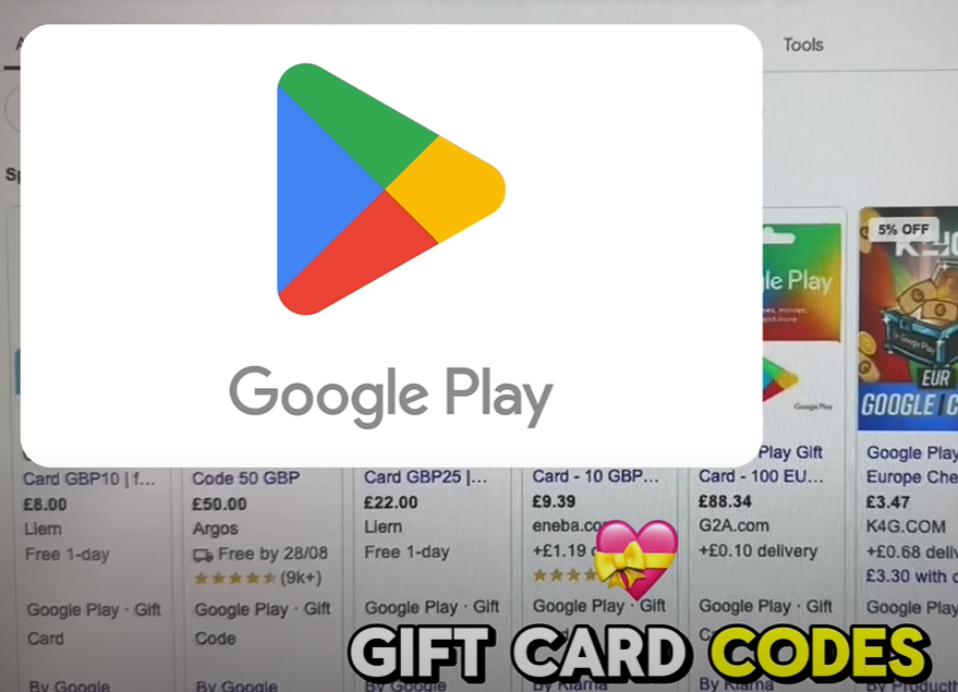 Working Google Play Redeem Codes